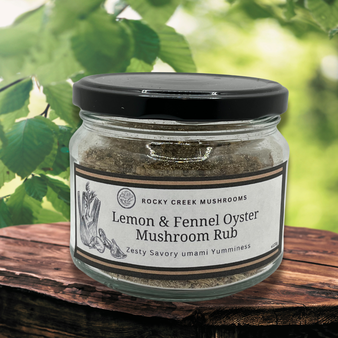 Lemon & Fennel Oyster Mushroom Rub