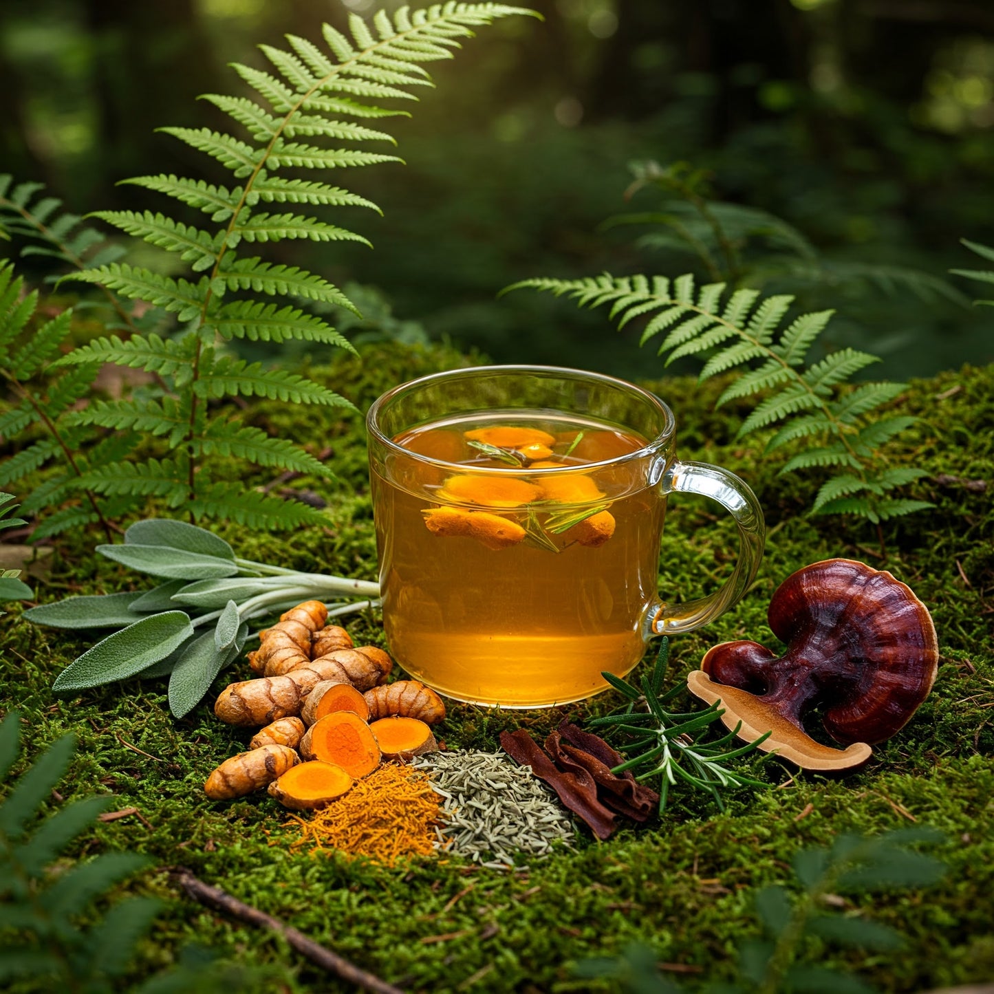 Reishi Tranquil Turmeric Herbal Tea